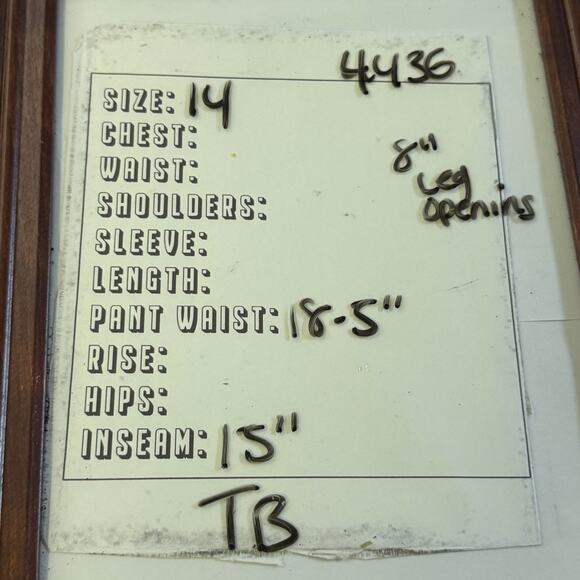 Tommy Bahama Capris Stretch Art of Palms Clam Diggers Womens 14 Cobalt Haze Blue - Picture 7 of 7